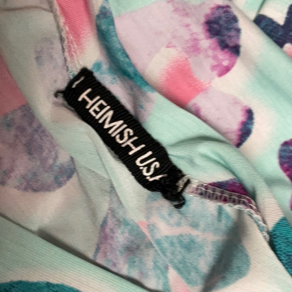 Heimish Colorful Leopard Vneck Tee - Picture 6 of 6